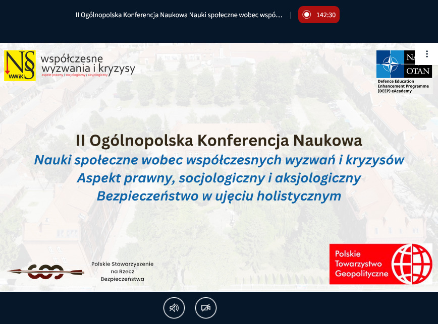 Read more about the article Koło Naukowe Bezpieczeństwo – studenci AMiSNS na konferencji naukowej