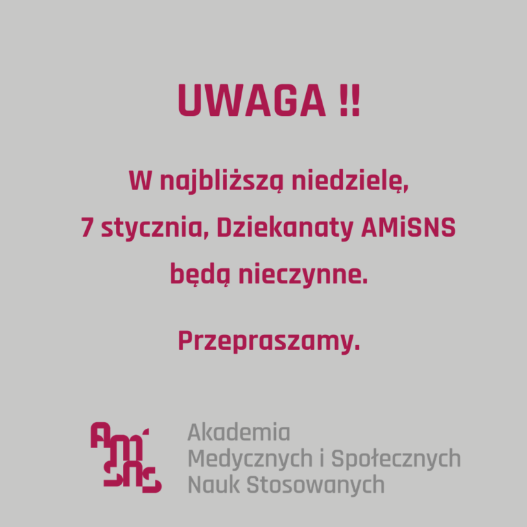 Nieczynne Dziekanaty