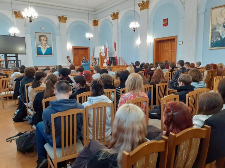 SPOTKANIE W I LICEUM OGÓLNOKSZTAŁCĄCYM W ELBLĄGU KOŁA NAUKOWEGO PSYCHOLOGII