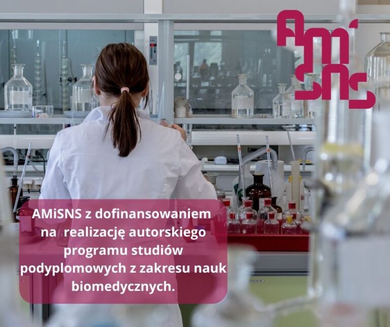 AMiSNS z dofinansowaniem na realizację autorskiego programu studiów podyplomowych