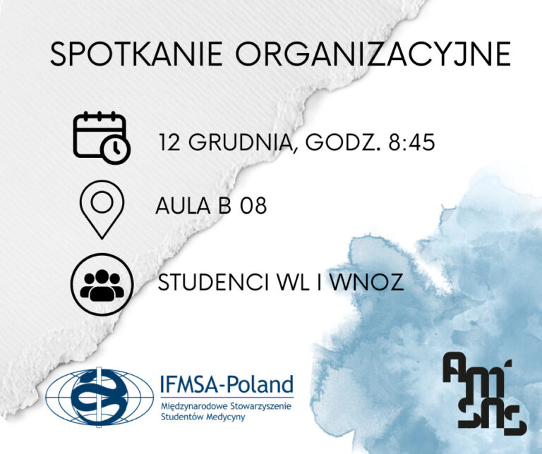 Zapraszamy na spotkanie IFMSA-Poland