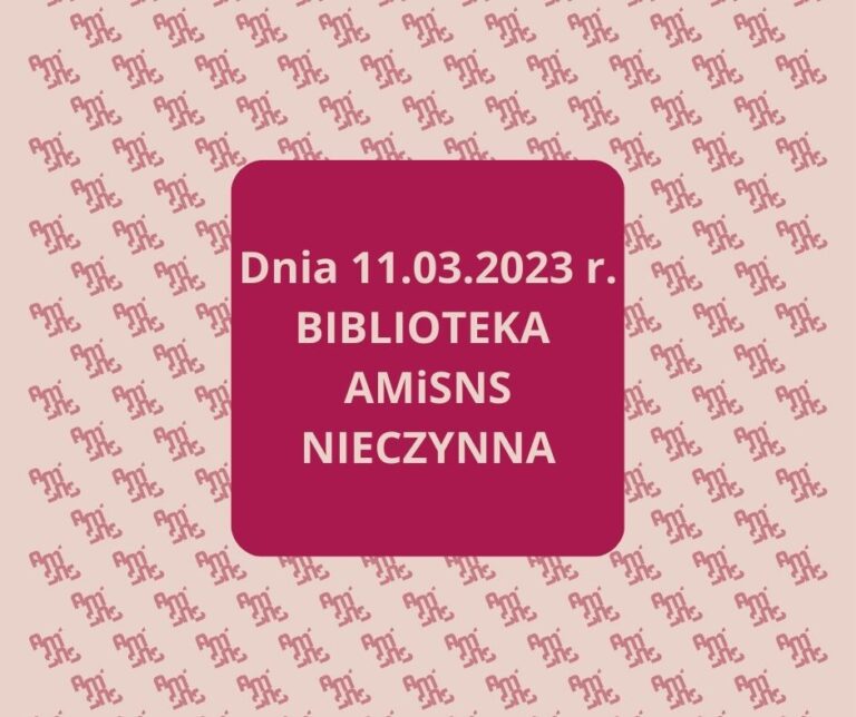 Nieczynna Biblioteka AMiSNS