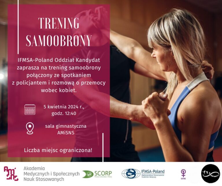 IFMSA-Poland Oddział Kandydat zaprasza na trening samoobrony