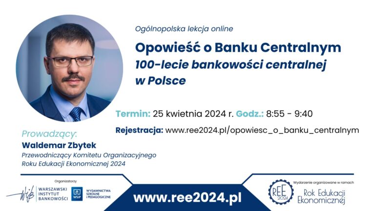 Opowieść o Banku Centralnym. 100-lecie bankowości centralnej w Polsce – zaproszenie na ogólnopolską lekcję online