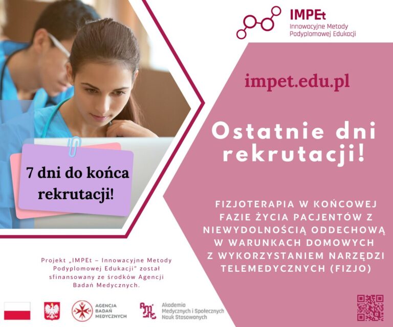 Ostatnie dni rekrutacji na kierunek FIZJO!
