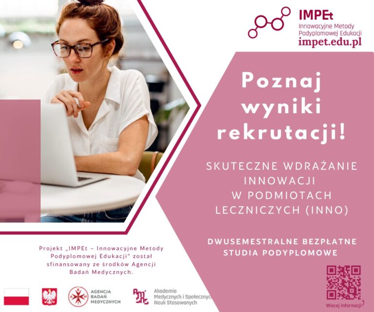 Wyniki rekrutacji na bezpłatne studia podyplomowe z wdrażania innowacji już dostępne!