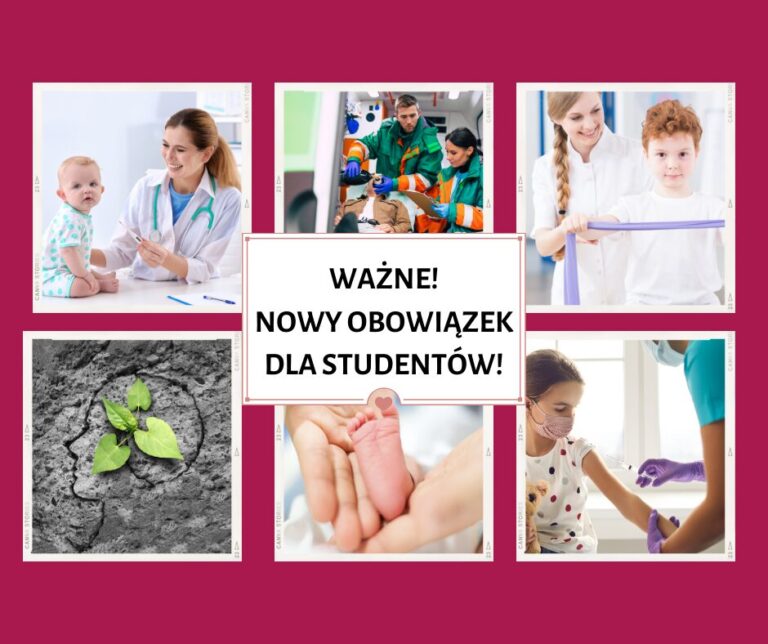 Uwaga – nowy obowiązek dla studentów!