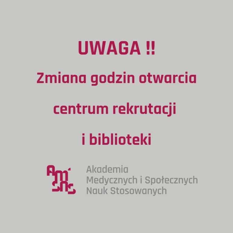 Zmiana godzin otwarcia biblioteki i centrum rekrutacji