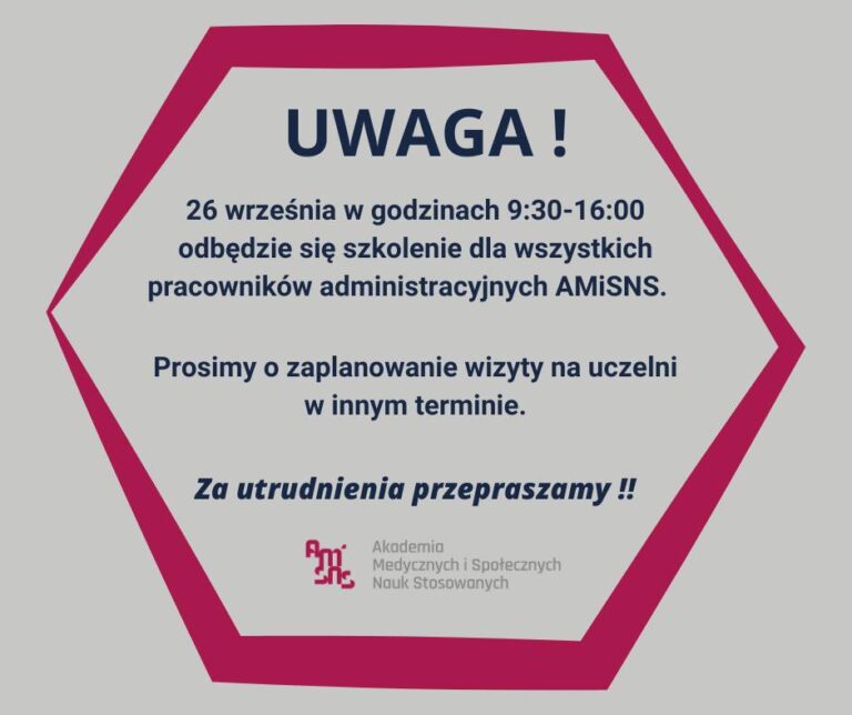 Szkolimy się dla Was
