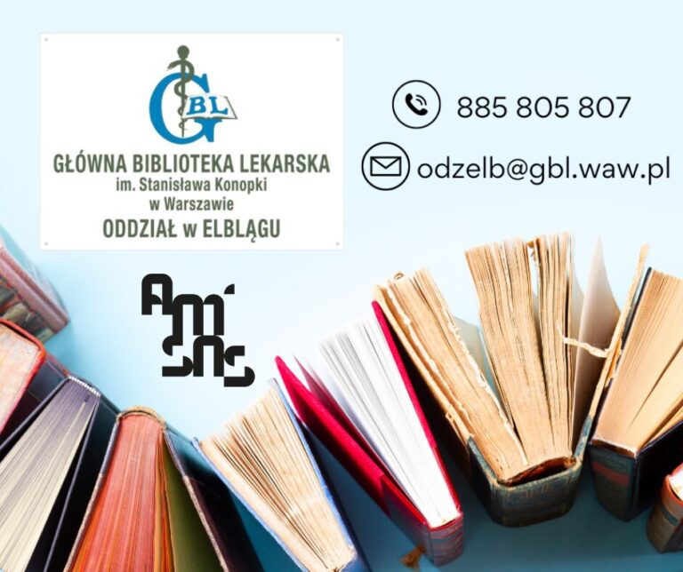 Starsze podręczniki medyczne do odbioru w Głównej Bibliotece Lekarskiej