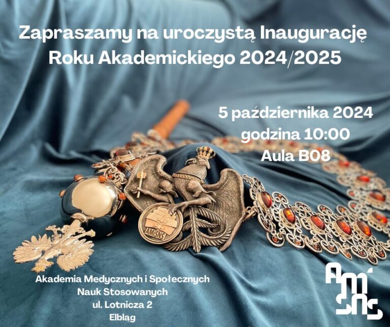 Zapraszamy na uroczystą Inaugurację Roku Akademickiego 2024/2025