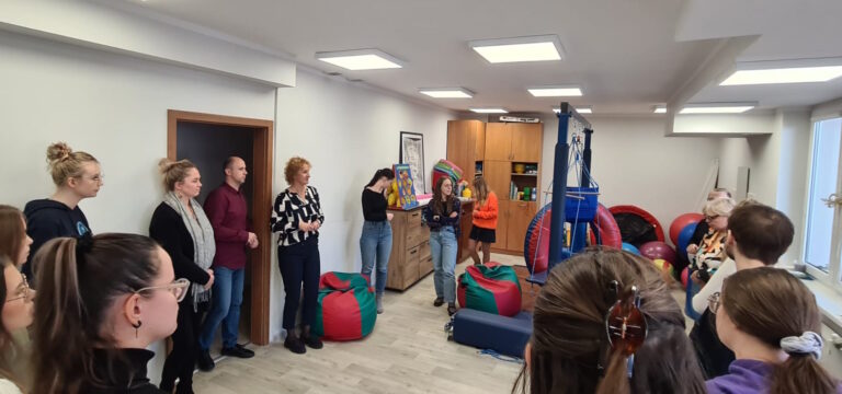 Wizyta studentów w Młodzieżowym Ośrodku Terapeutycznym KARAN „Dom Zacheusza” w Elblągu