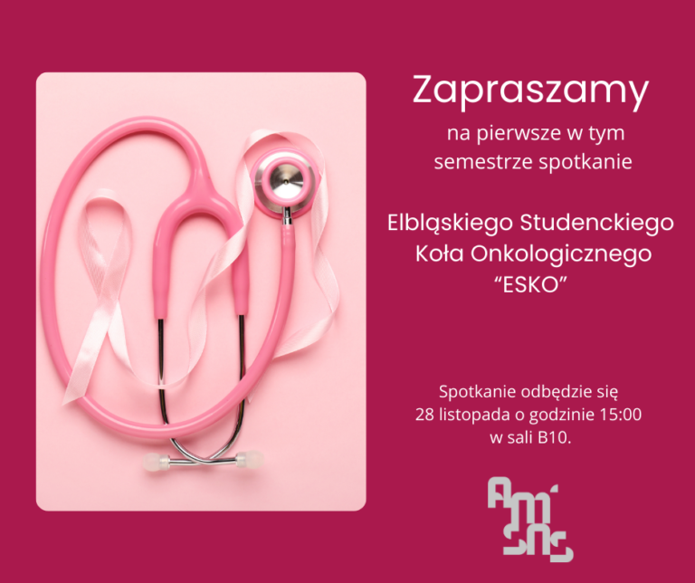 Spotkanie Elbląskiego Studenckiego Koła Onkologicznego.