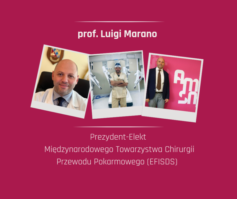 Profesor AMiSNS Prezydentem-Elektem Międzynarodowego Towarzystwa Chirurgii Przewodu Pokarmowego (EFISDS)