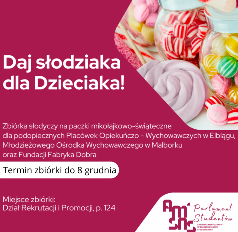 Zapraszamy do udziału w akcji „Daj słodziaka dla dzieciaka”!