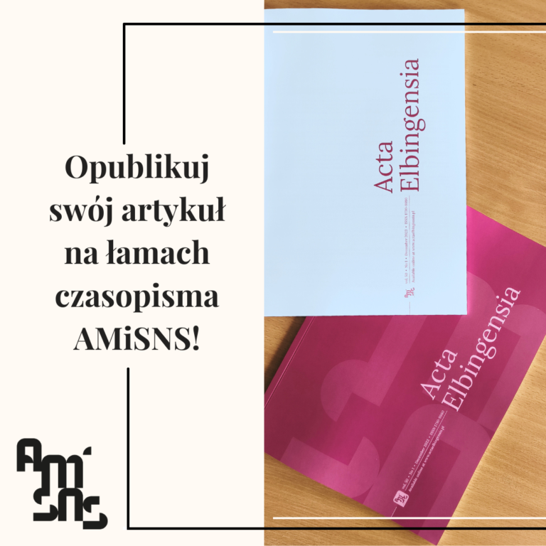 Ostatnie dni na zgłoszenie artykułu do publikacji w „Acta Elbingensia”