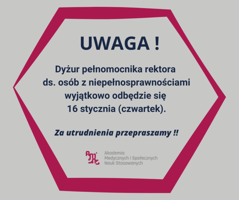 Zmiana terminu dyżuru