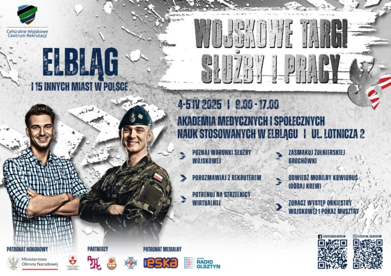 Wojskowe Targi Służby i Pracy w Elblągu – zaproszenie