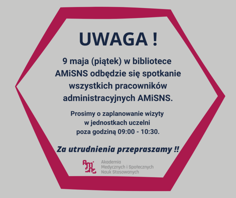 Komunikat: zebranie pracowników administracyjnych