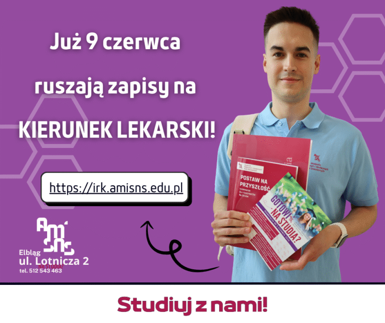 Rekrutacja na kierunek lekarski – start 9 czerwca!