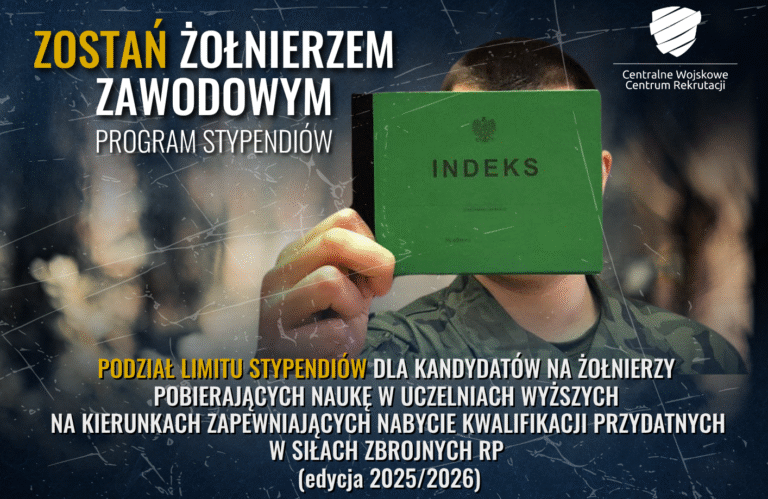 Stypendia dla przyszłych żołnierzy Wojska Polskiego