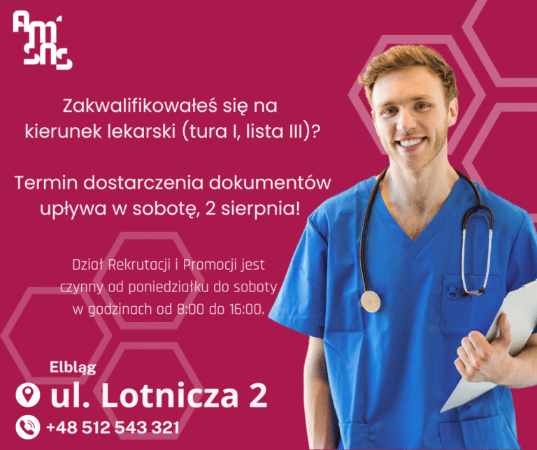 Dostałeś się na kierunek lekarski? Sprawdź, co dalej!