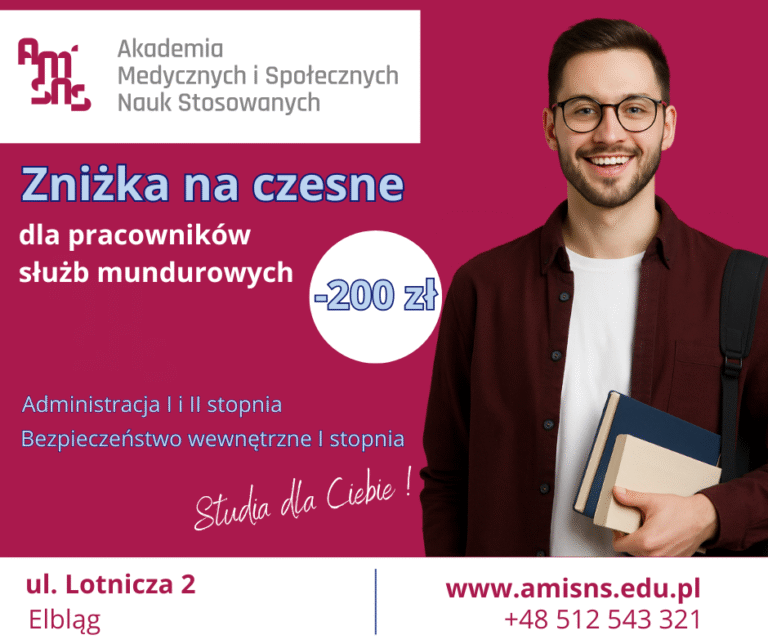 Zniżka na czesne dla pracowników służb mundurowych