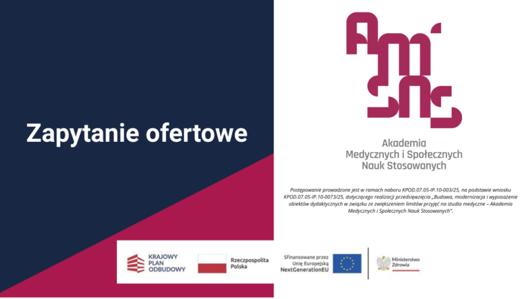 Ogłoszenie zapytania ofertowego w ramach zasady konkurencyjności