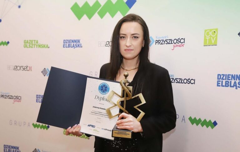 Mgr Joanna Kawiecka laureatką I miejsca w kategorii Psycholog/Psychoterapeuta Roku w plebiscycie Hipokrates 2025