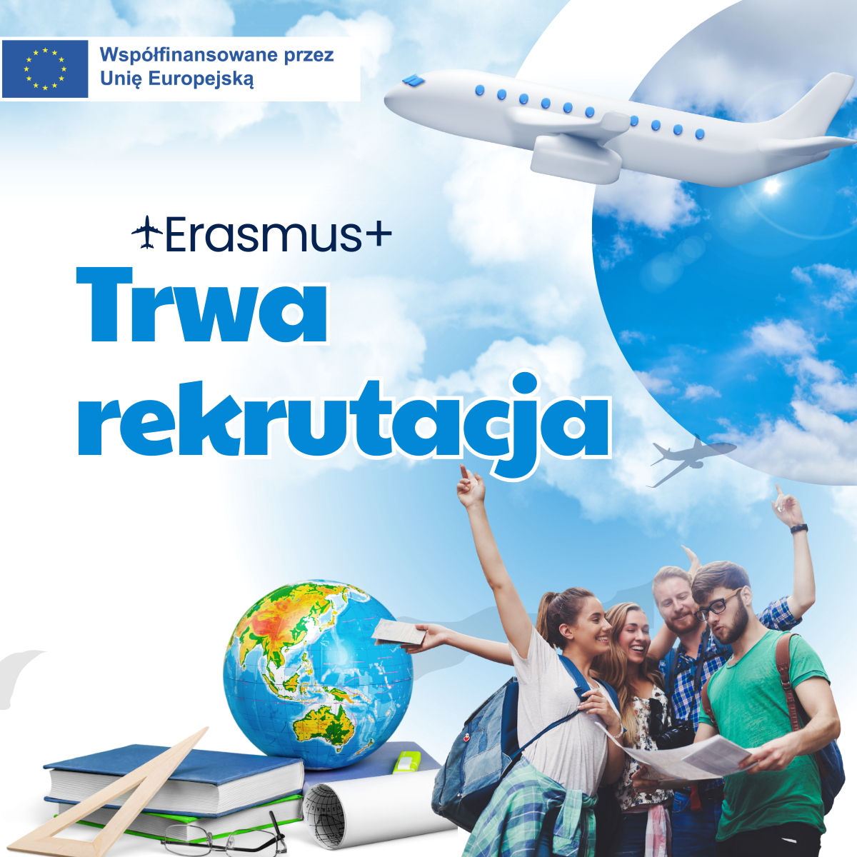 Ostatnie dni rekrutacji do programu Erasmus+ na rok akademicki 2025/2026