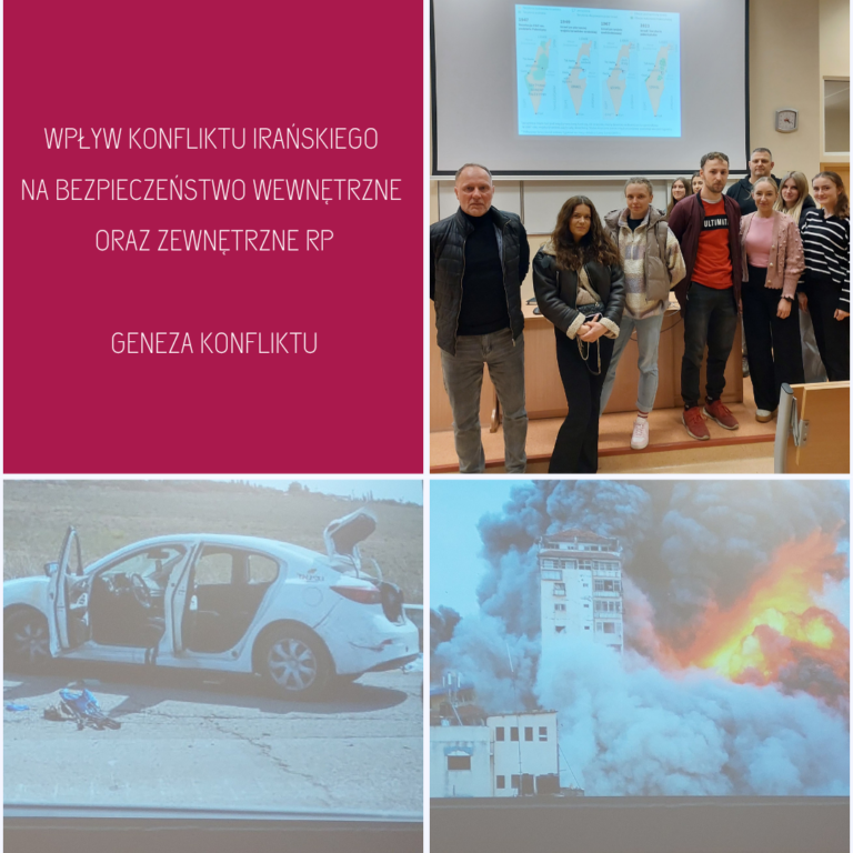 Wpływ konfliktu irańskiego na bezpieczeństwo Polski – prelekcja studentów