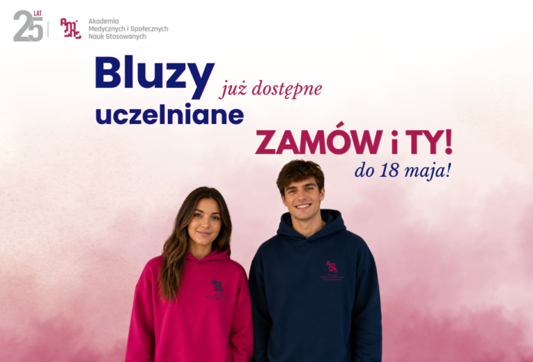 Ruszyła sprzedaż bluz uczelnianych AMiSNS!