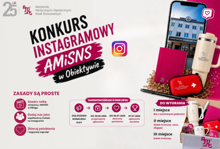 Konkurs Instagramowy „AMiSNS w obiektywie”. Pokaż swoją uczelnię i wygraj nagrody!