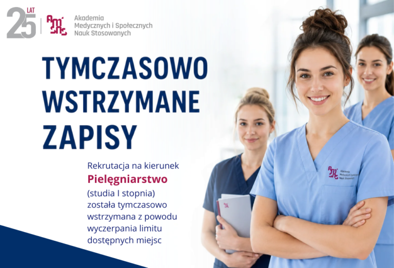 Pielęgniarstwo I stopnia – tymczasowo wstrzymane zapisy