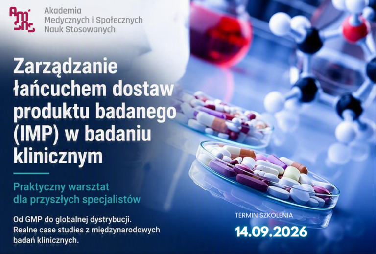 Logistyka IMP w badaniach klinicznych – ruszają zapisy na warsztat
