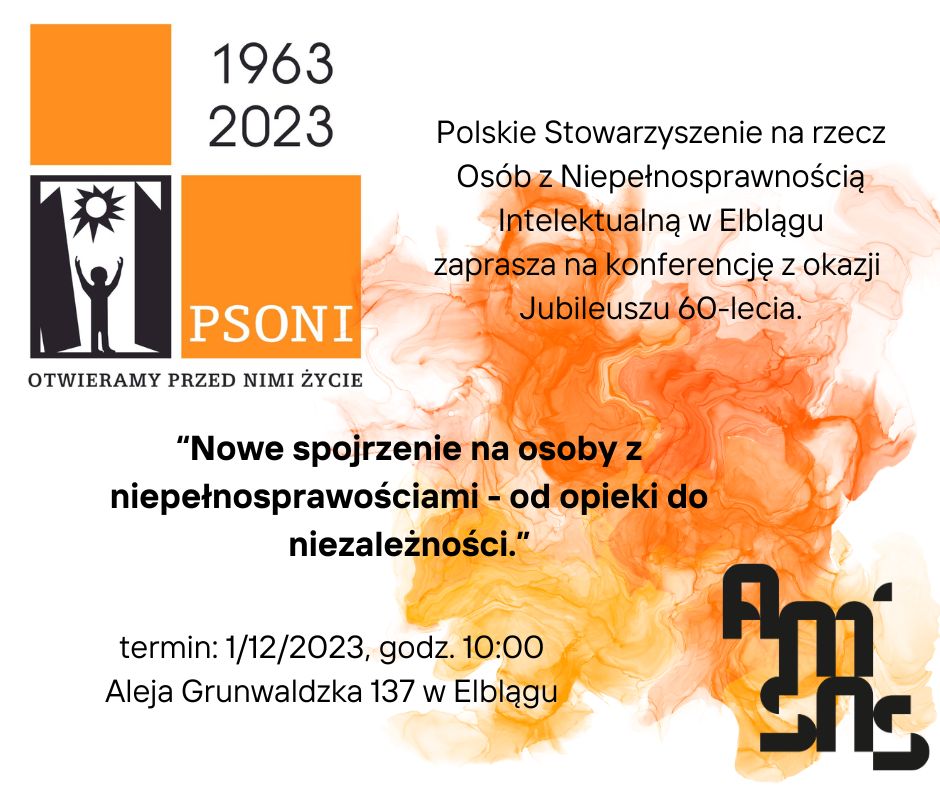 Read more about the article Zaproszenie na konferencję z okazji 60-lecia PSONI